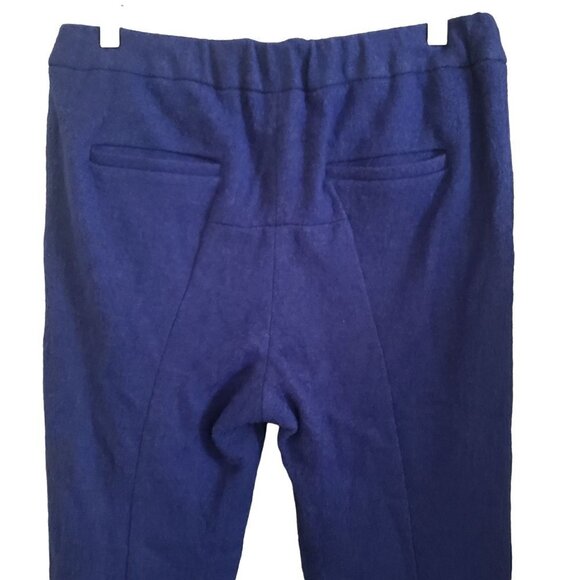 Broadway and Broome Drawstring Knit Pants Casual Flat Front Blue Womens 6 - Picture 9 of 14